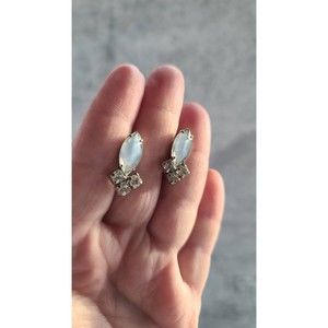 Vintage Rhinestone Screwback Earrings